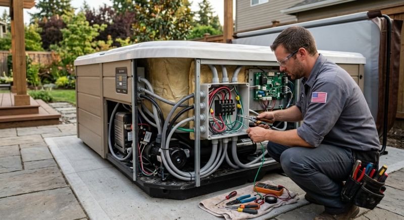 Spa Wiring Installation in Heber City, UT